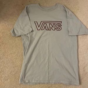 Vans Off The Wall Gray T-Shirt Tee Size Medium In Great Condition